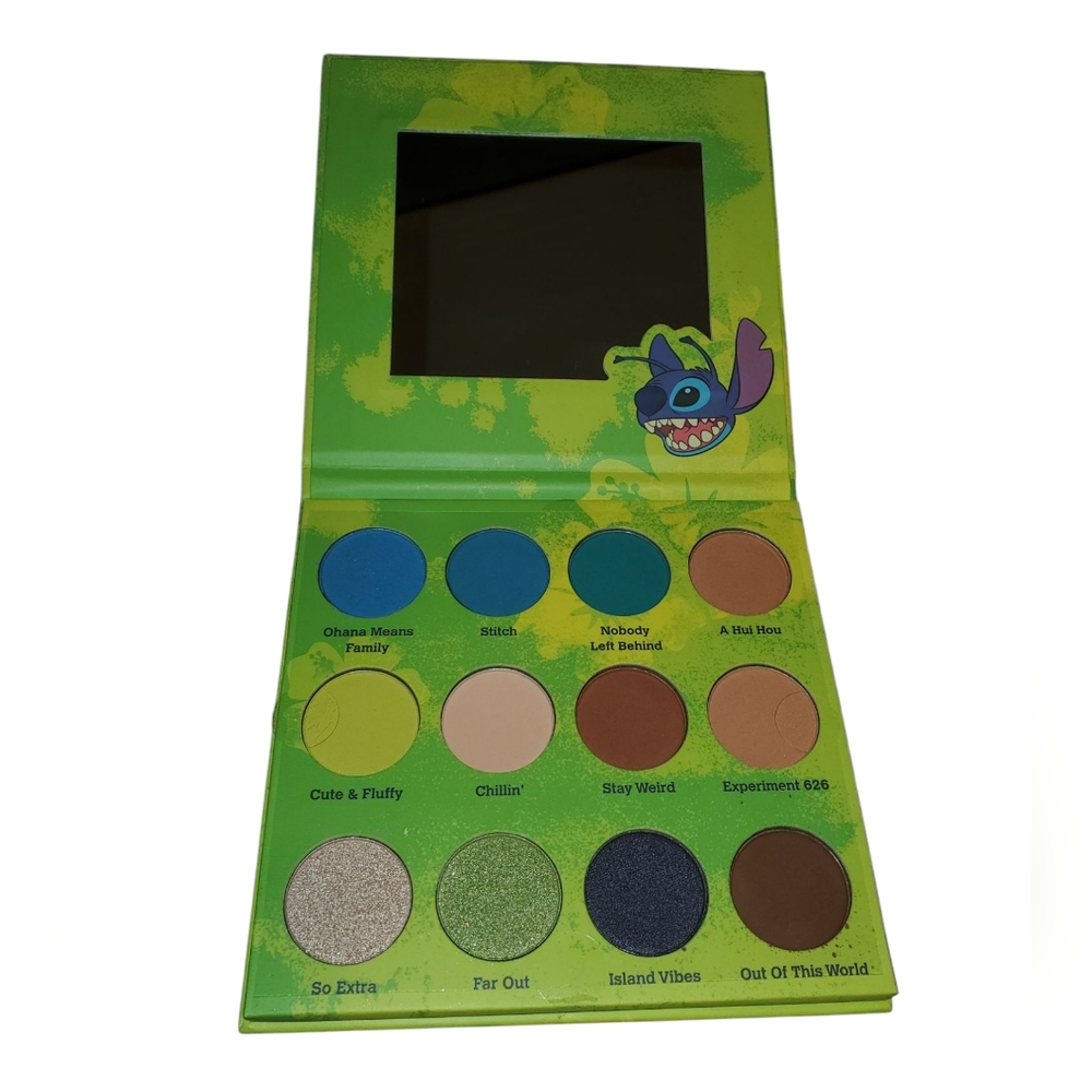 New Disney Stitch 12 Color Eyeshadow Mirror Palette - Picture 3 of 5